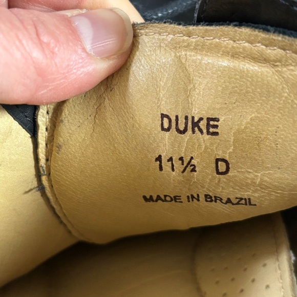 Belvedere Duke Black Cap Toe Oxford Shoes Men’s 11.5 D - Picture 9 of 11